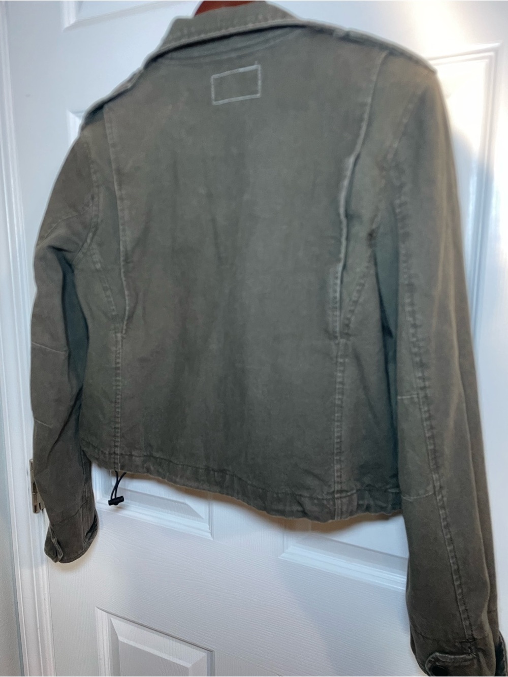 Rag & Bone/JEAN Olive Green Military Utility Jacket Women’s Small - Picture 11 of 12